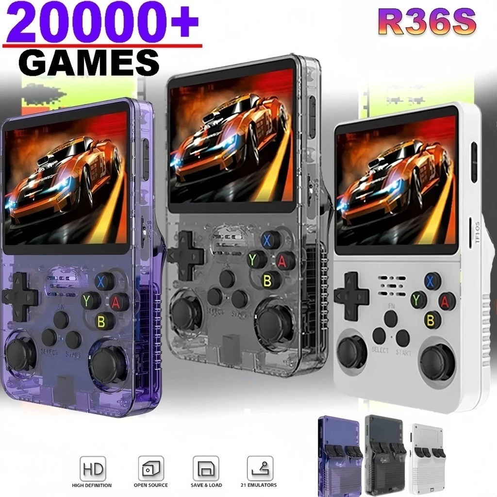 Retro Gaming Kc - Mini R36S Retro Konsola Przenośna do