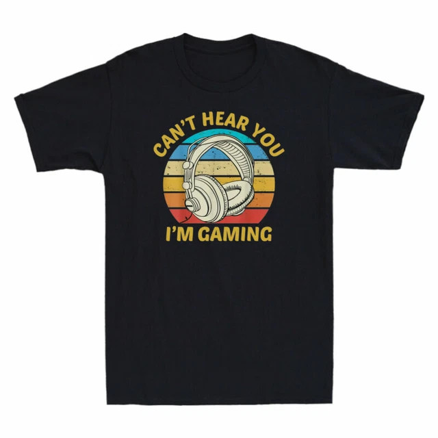 Retro Gaming T Shirts - Koszulka I'm Gaming Cotton Funny Retro