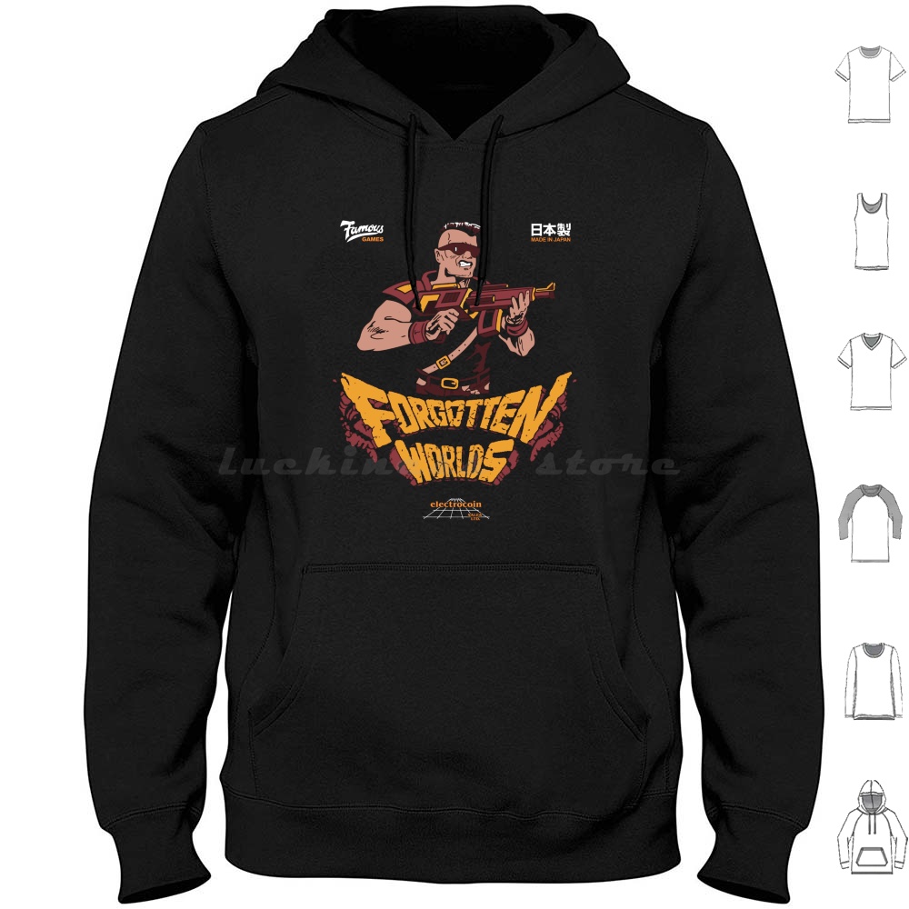 World Of Retro Gaming - Bluzy z kapturem w stylu retro
