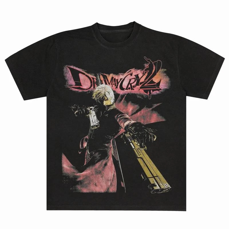 Retro Gaming T Shirts - Koszulka Devil May Cry 2 Dante