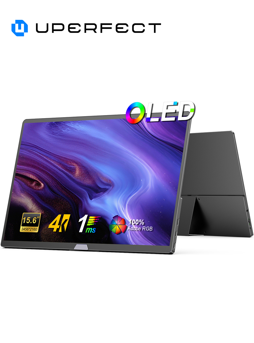 Crt Monitor Stand - Przenośny monitor Uperfect 15,6 cala 4K