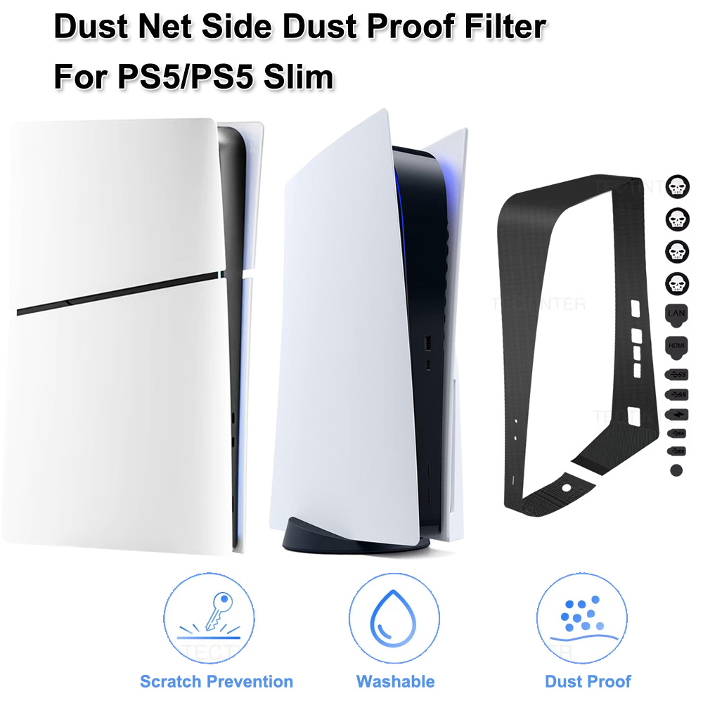 Console Dust Cover - Dla PS5 Slim Disc/Digital Console Dust