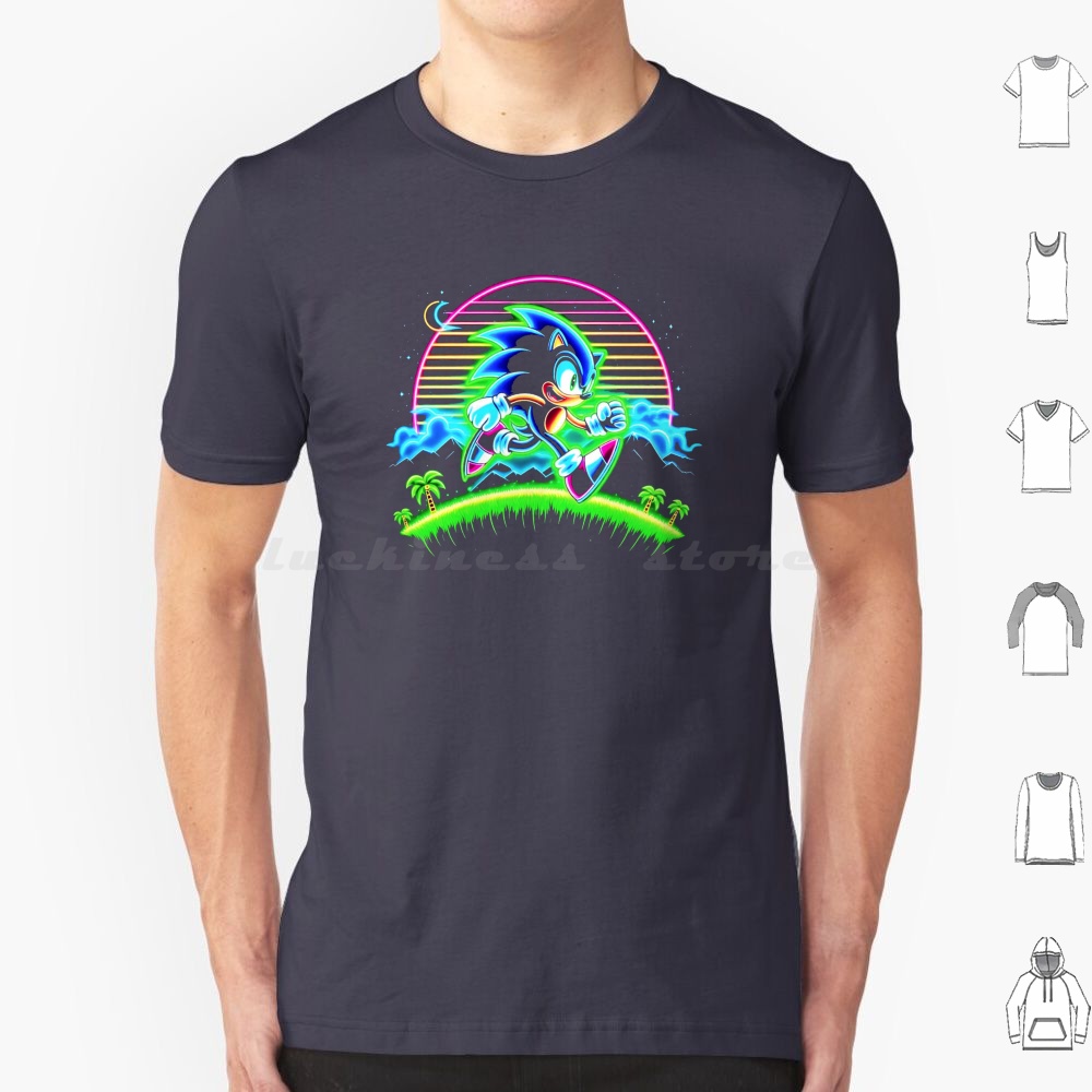 Retro Gaming Icons - Neonowa Koszulka Męska Damska Dziecięca 6XL