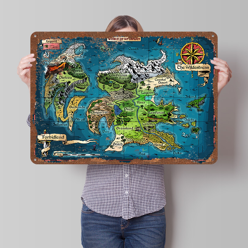 Mapa Fantasy World of Mythflic – World Of Retro Gaming recenzja i cena