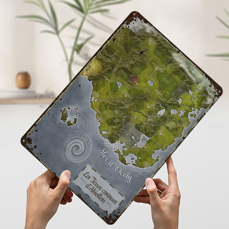 Abiollon Mapa Świata Metalowy  – World Of Retro Gaming recenzja i cena