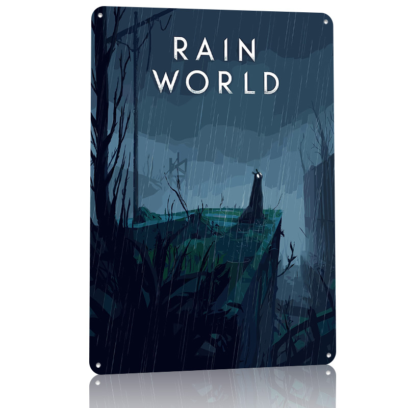 Plakat Metalowy Rain World - G – World Of Retro Gaming recenzja i cena